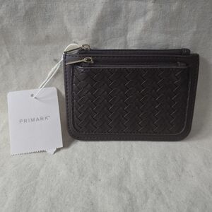 Primark Brown Woven Card Holder